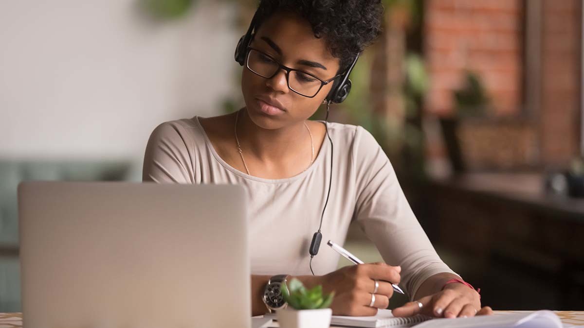 Women working at laptop