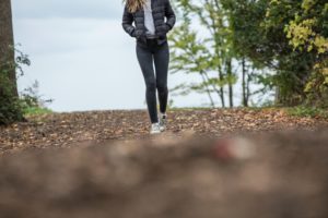 Young women going for a walk outdoors